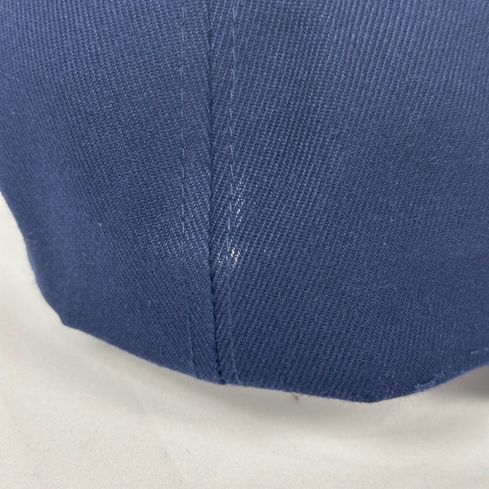 Vintage 90s Houston Rockets Snapback Hat Navy Rocket Green Underbill NBA Cap - Picture 6 of 11